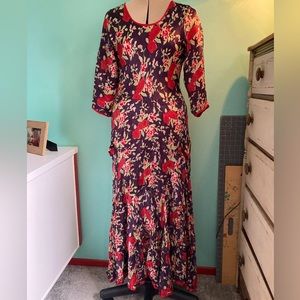EUC Nila Rubia Roses Dress S/M